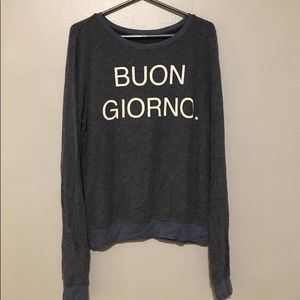 Dark grey Wildfox sweatshirt